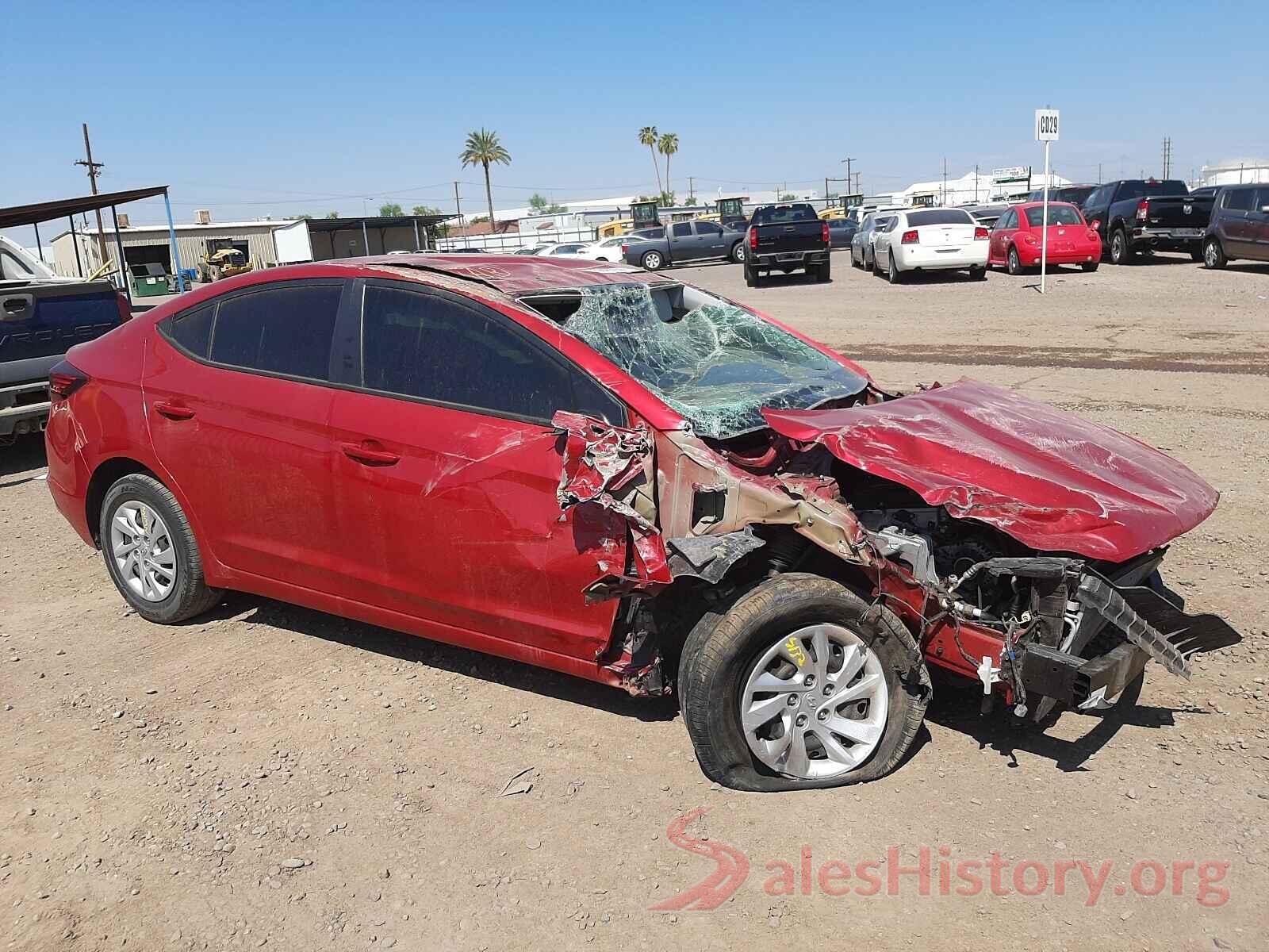 5NPD74LF5KH493216 2019 HYUNDAI ELANTRA