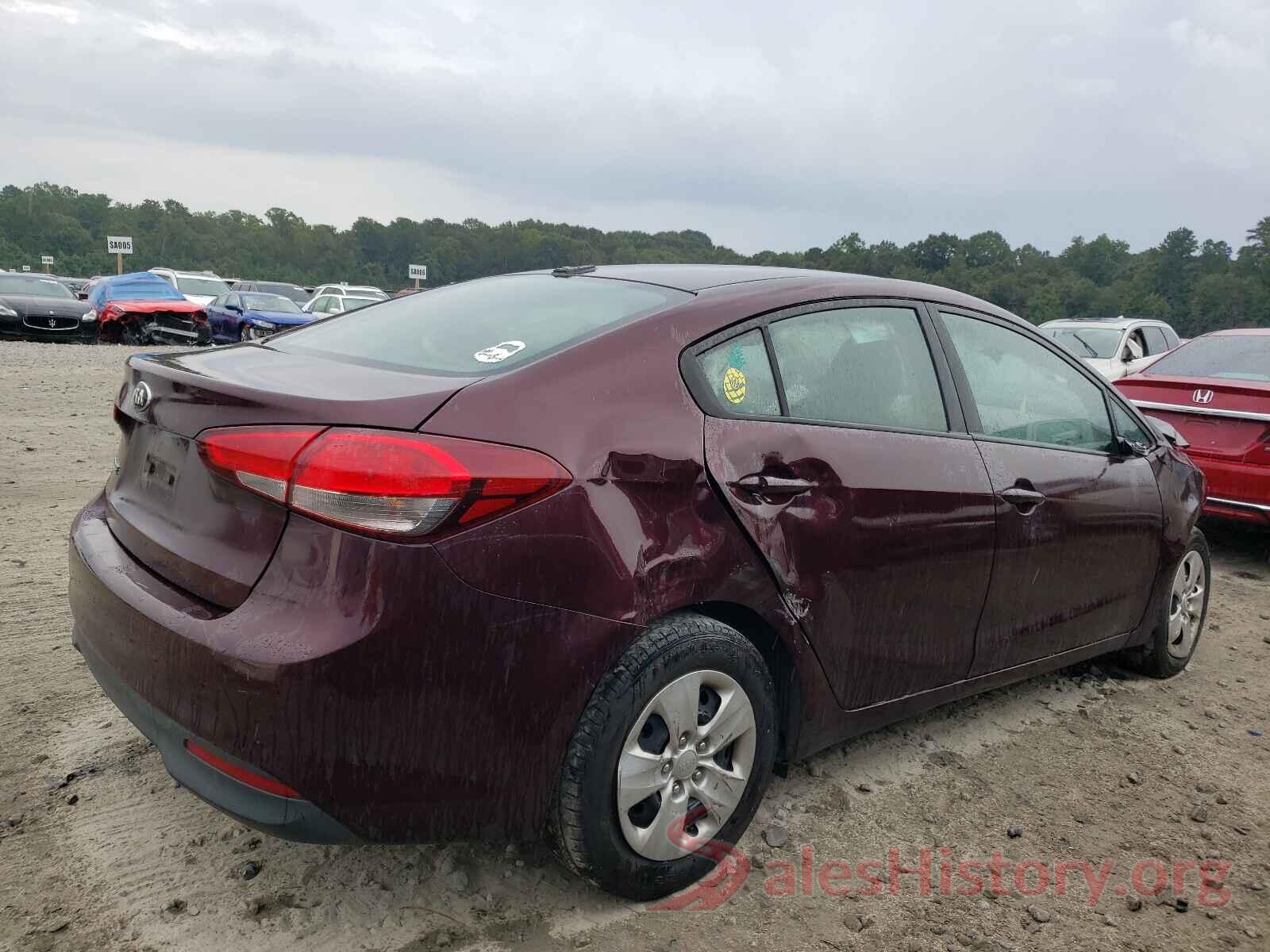 3KPFK4A71HE140004 2017 KIA FORTE