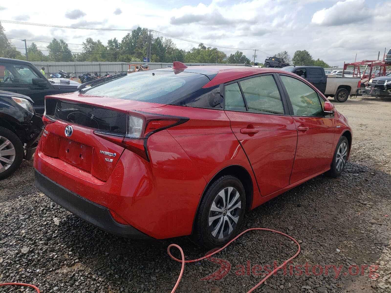 JTDL9RFU2L3015670 2020 TOYOTA PRIUS