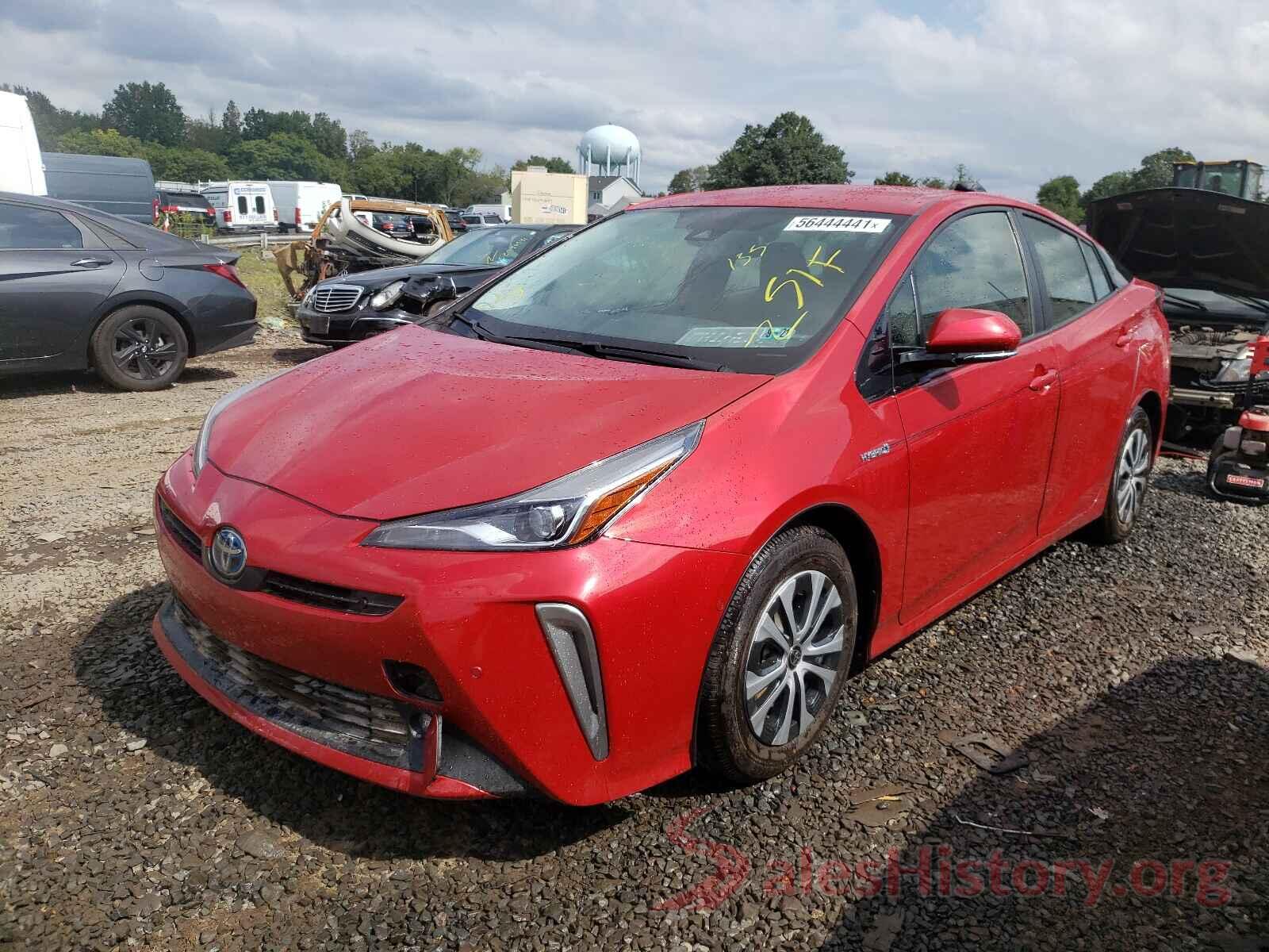 JTDL9RFU2L3015670 2020 TOYOTA PRIUS