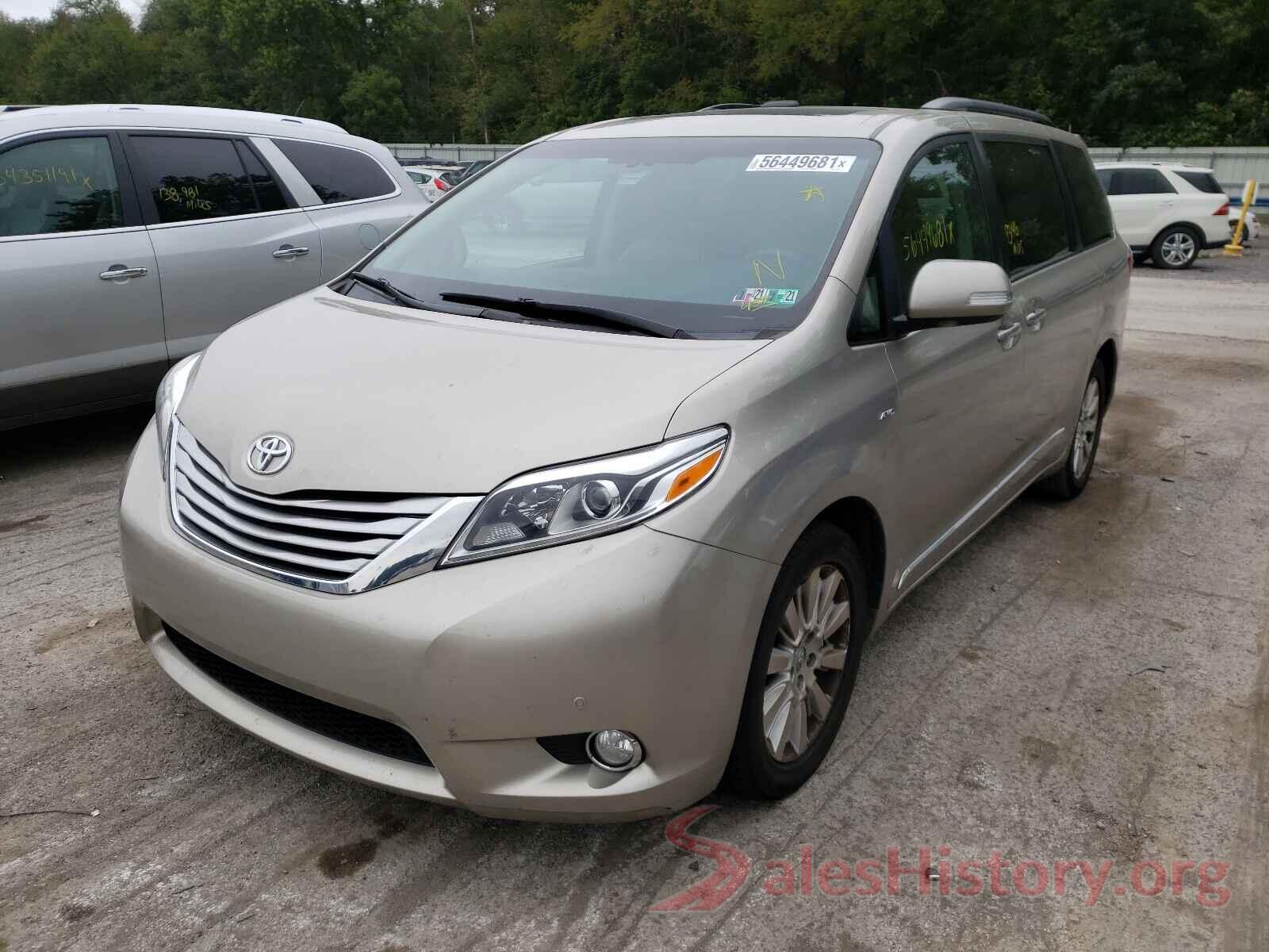 5TDDK3DC9GS141657 2016 TOYOTA SIENNA