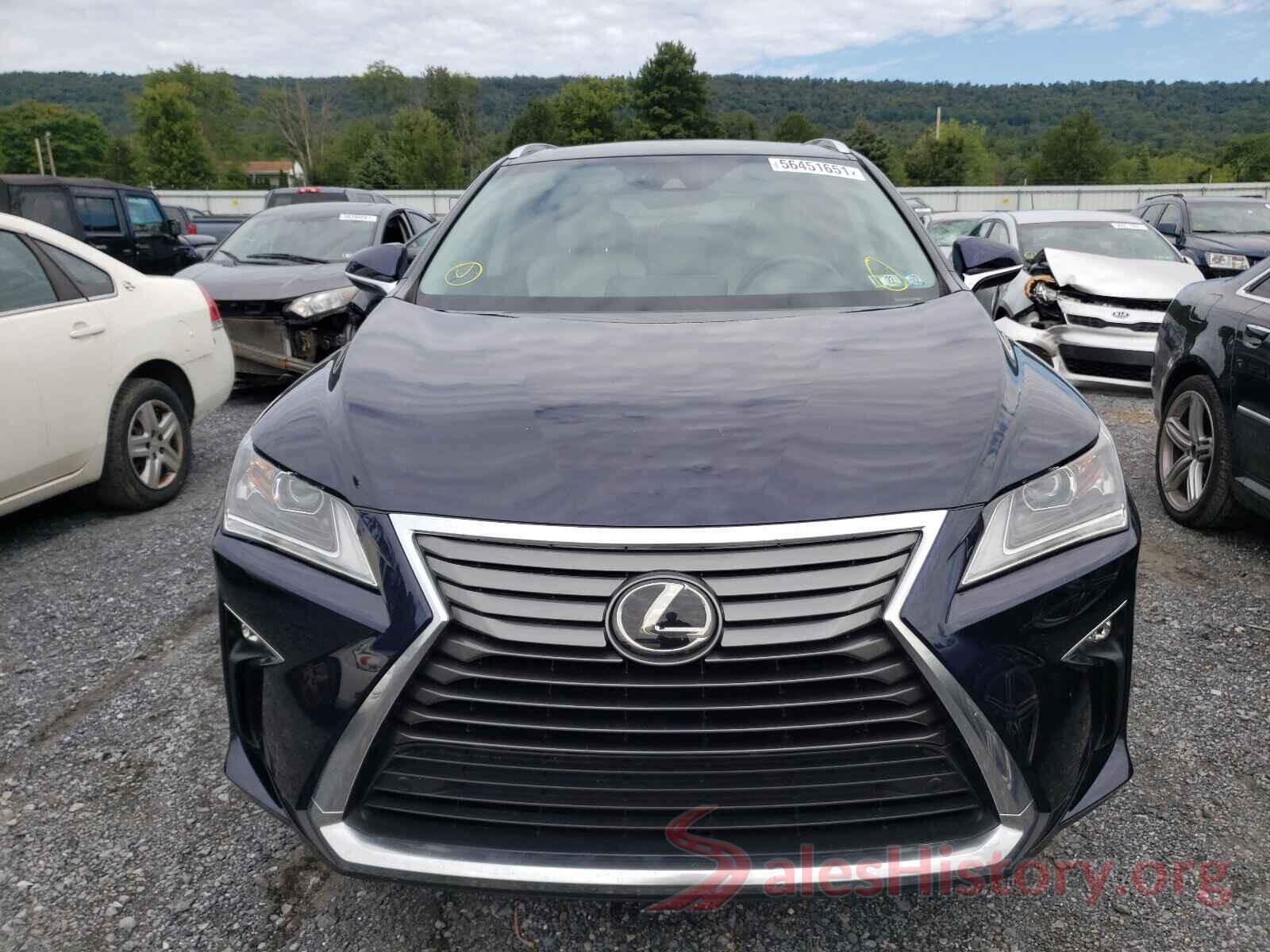 2T2BZMCAXKC201192 2019 LEXUS RX350