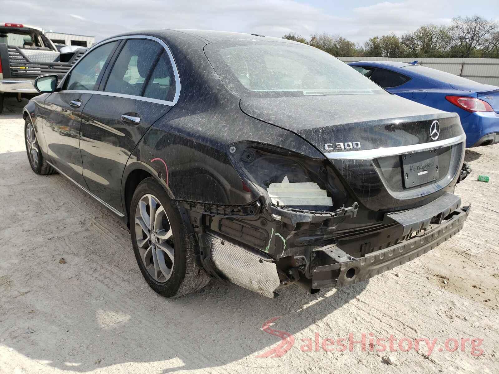 55SWF4JBXGU166116 2016 MERCEDES-BENZ C CLASS