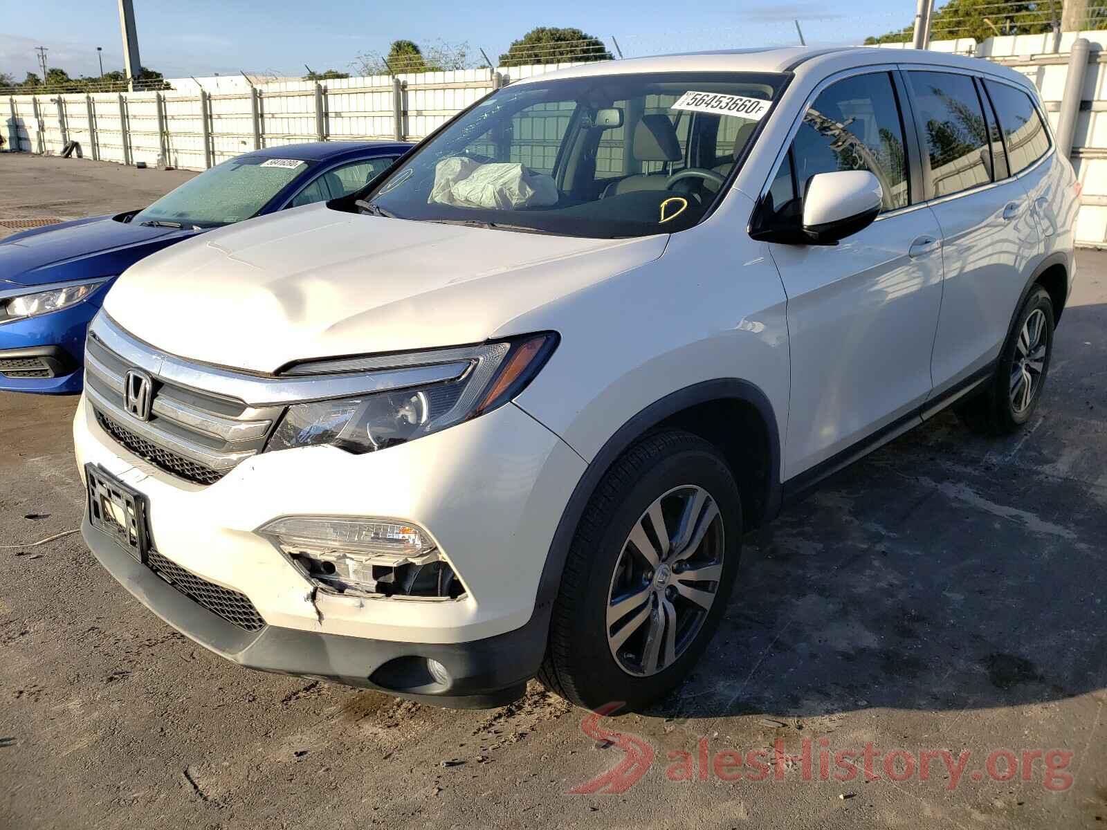 5FNYF5H58HB016636 2017 HONDA PILOT