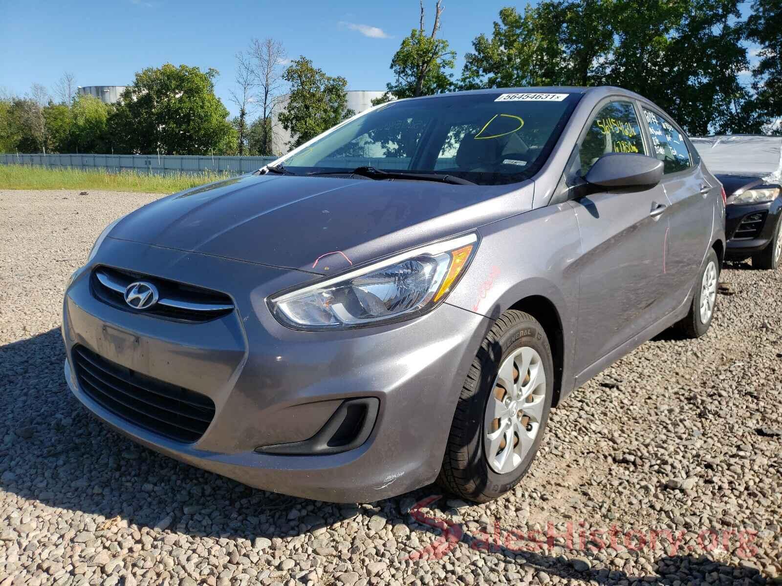 KMHCT4AE3GU962202 2016 HYUNDAI ACCENT