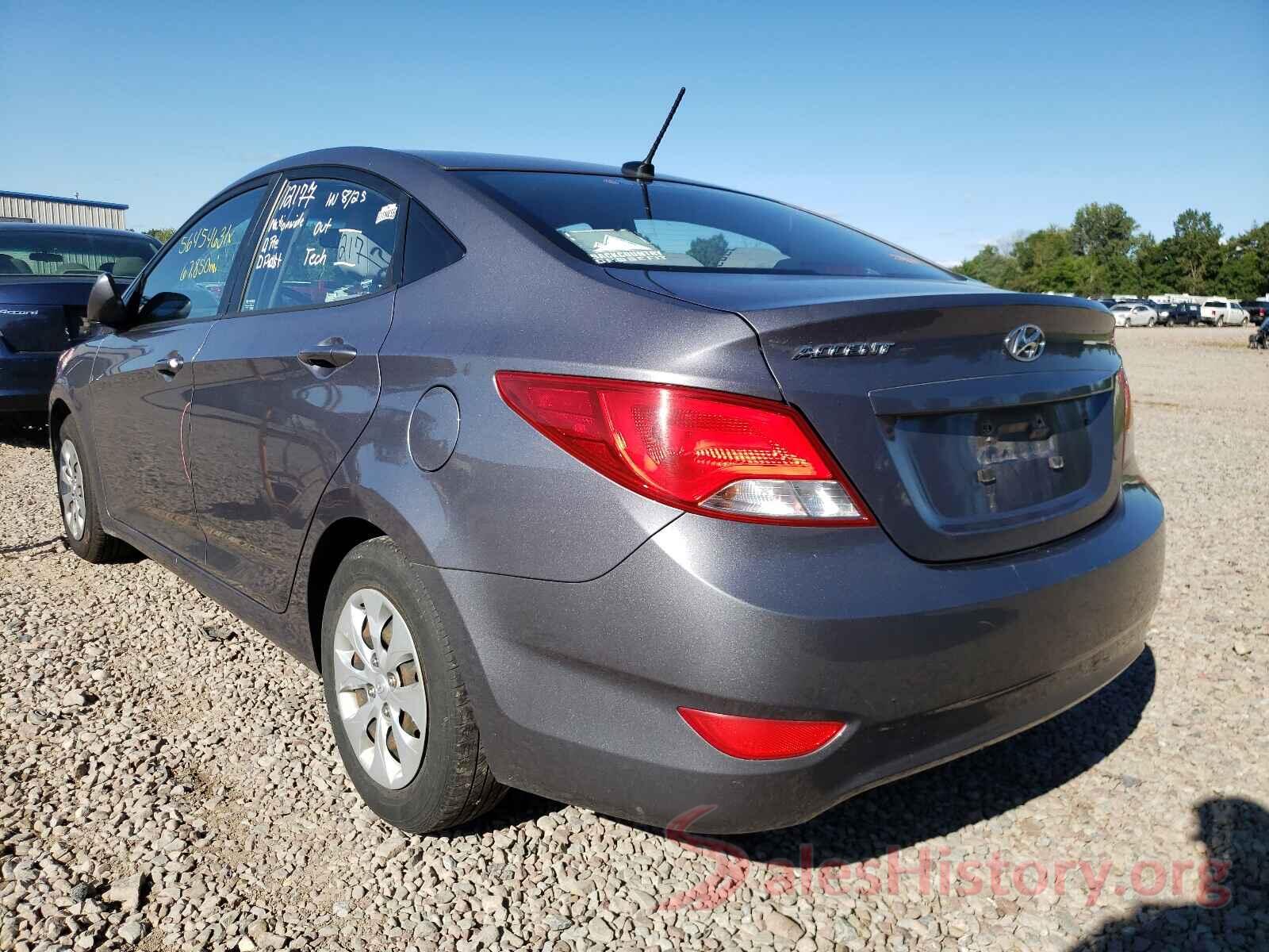 KMHCT4AE3GU962202 2016 HYUNDAI ACCENT