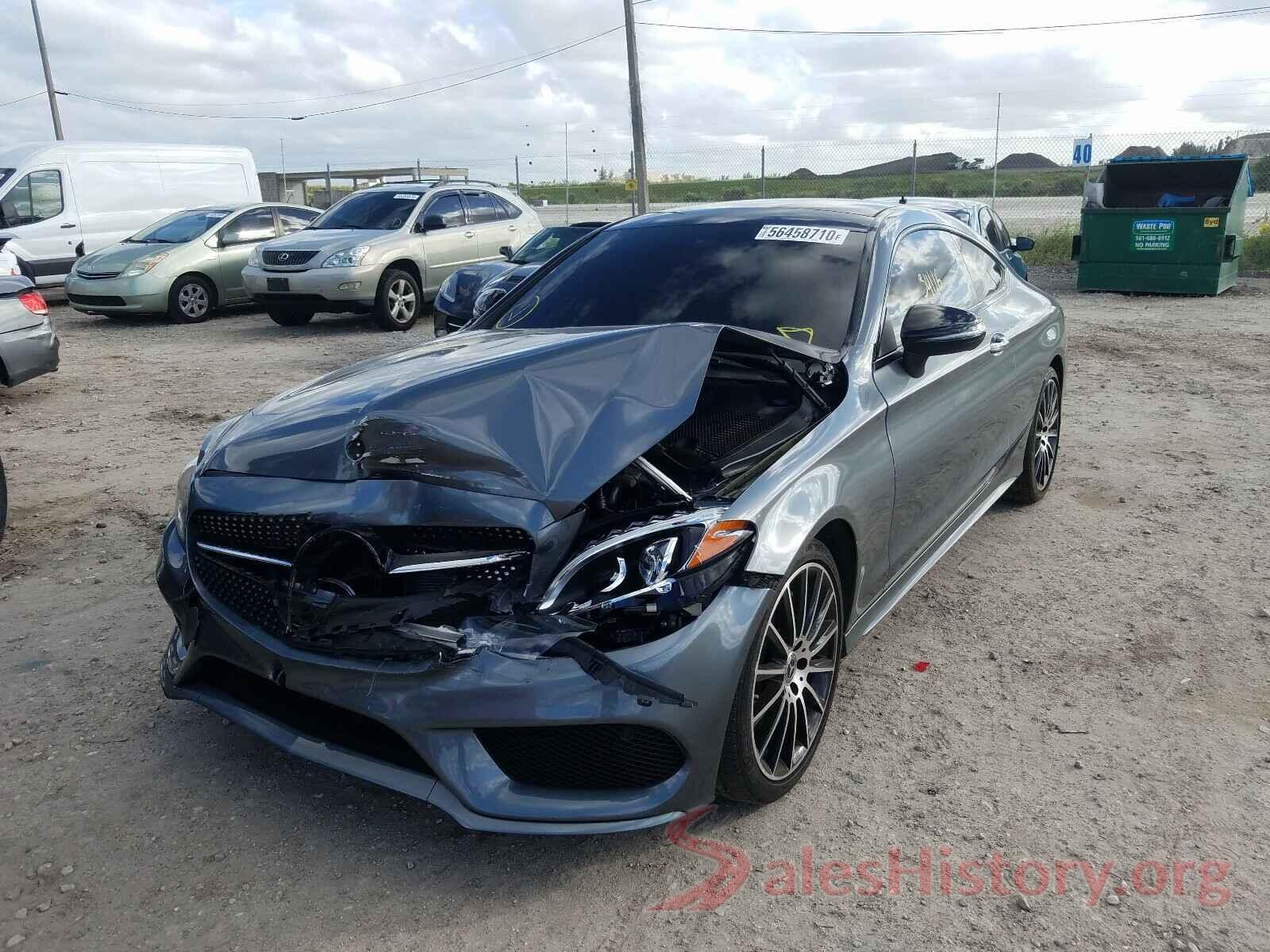 WDDWJ4JB2HF520956 2017 MERCEDES-BENZ C CLASS