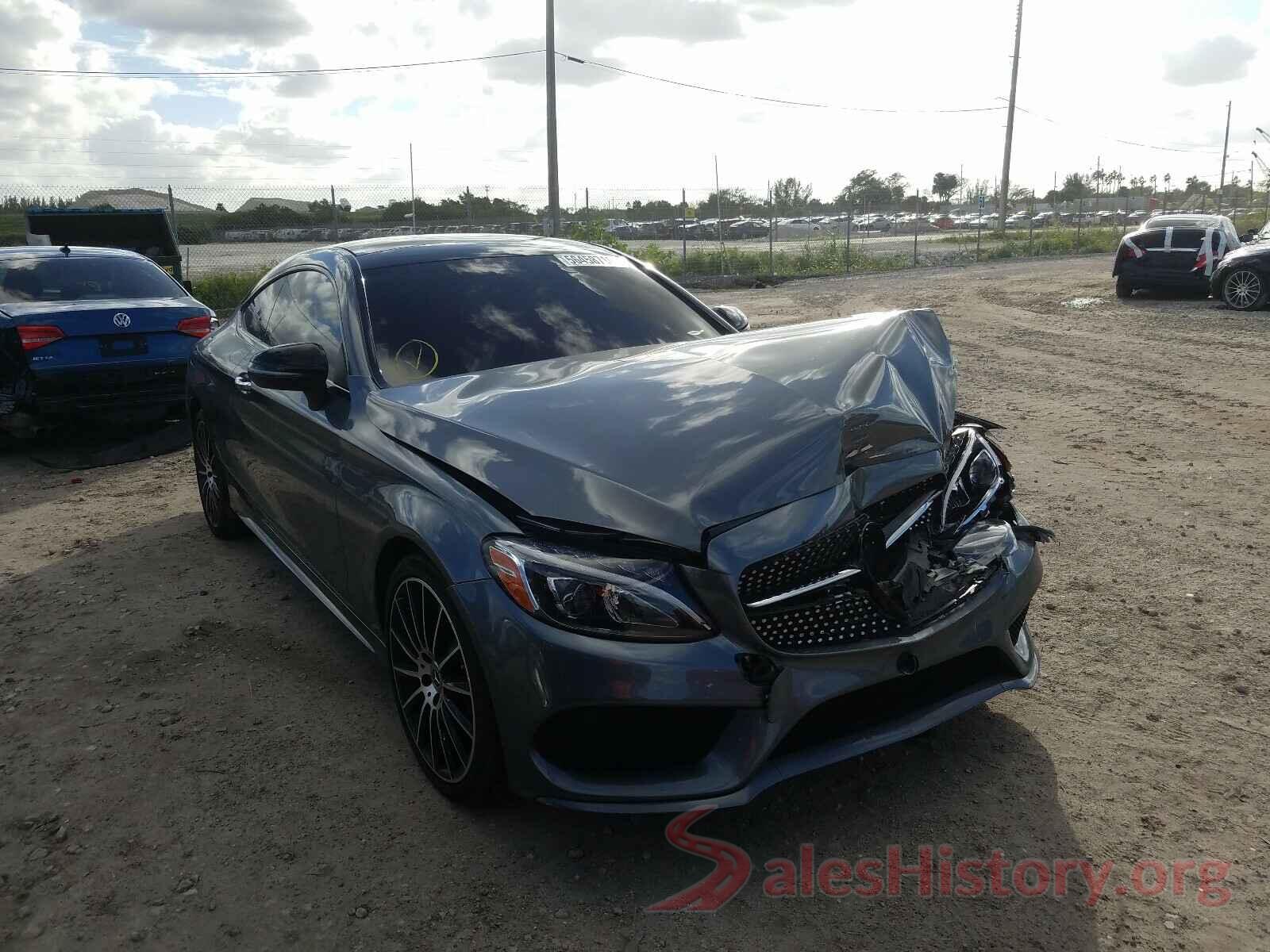 WDDWJ4JB2HF520956 2017 MERCEDES-BENZ C CLASS