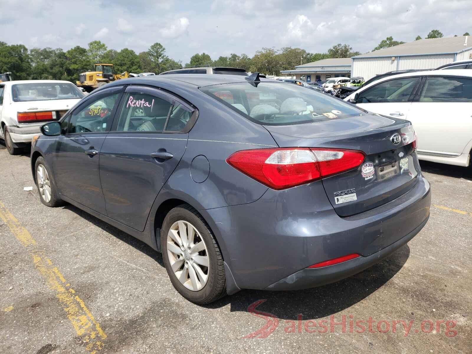 KNAFX4A65G5442928 2016 KIA FORTE