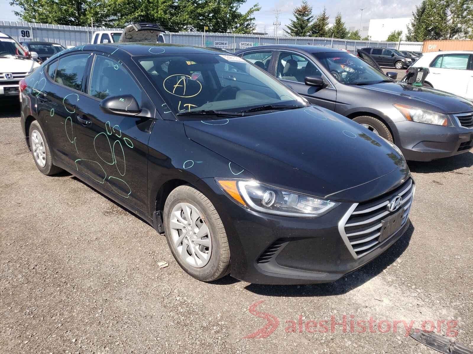 5NPD74LF7HH162310 2017 HYUNDAI ELANTRA