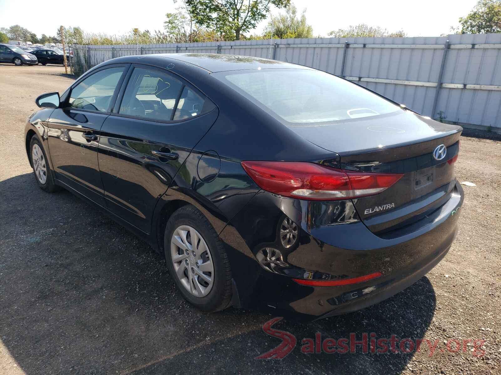 5NPD74LF7HH162310 2017 HYUNDAI ELANTRA