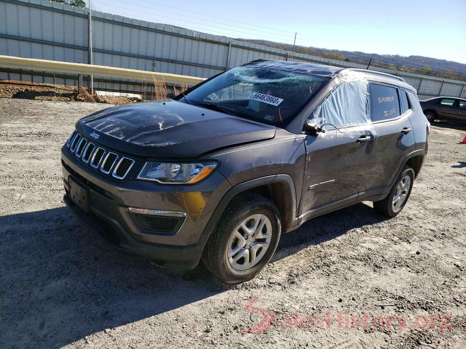 3C4NJDAB0JT231172 2018 JEEP COMPASS