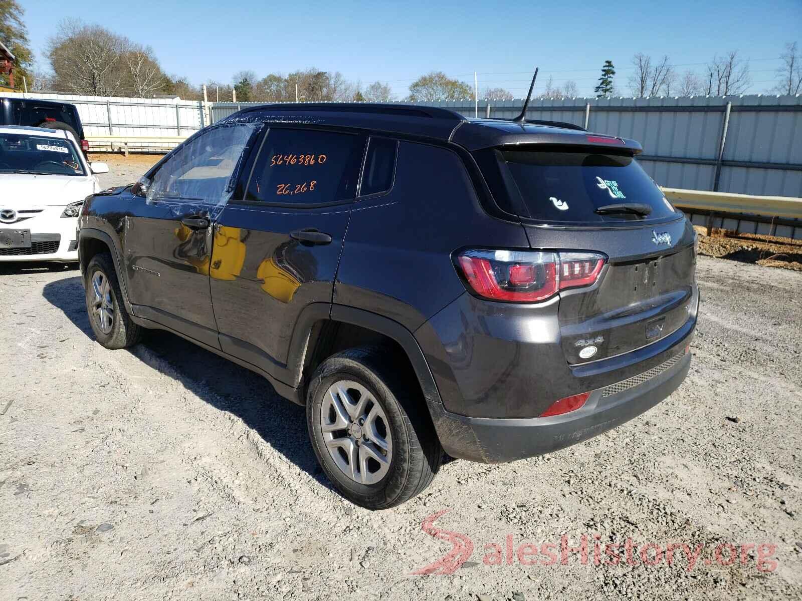 3C4NJDAB0JT231172 2018 JEEP COMPASS