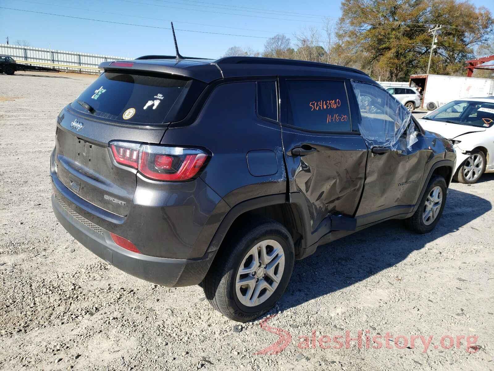 3C4NJDAB0JT231172 2018 JEEP COMPASS