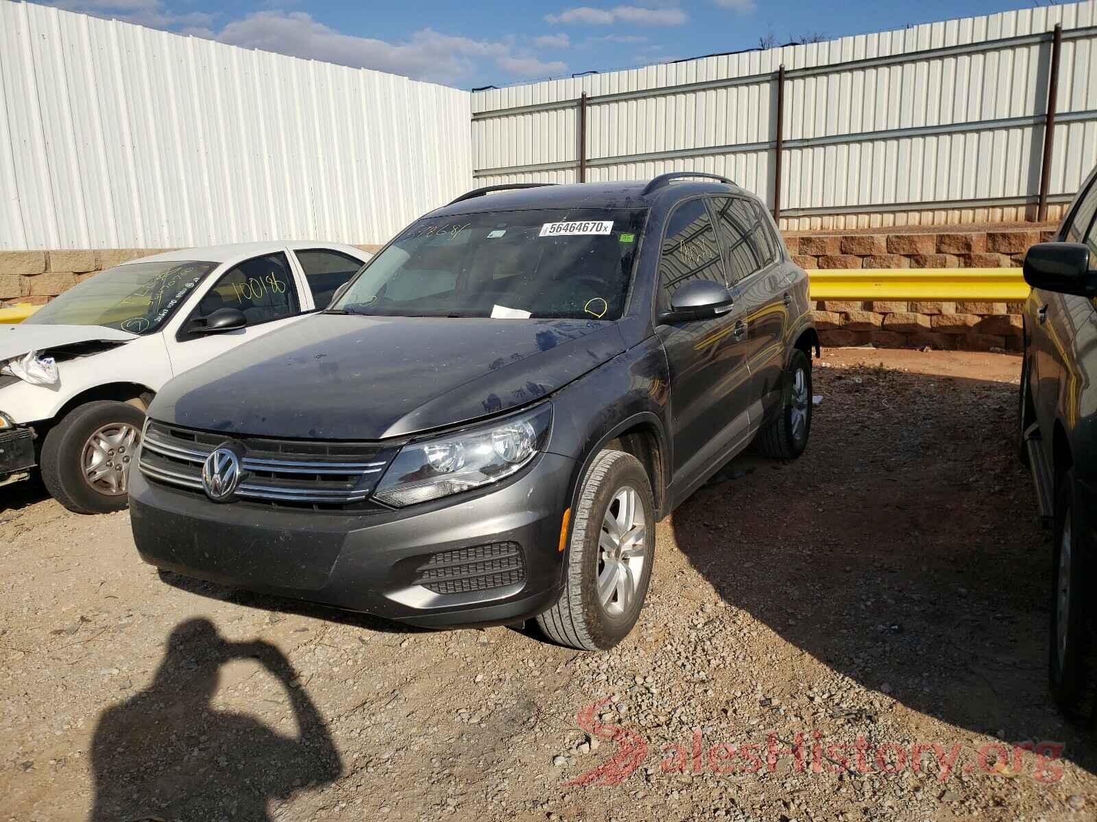 WVGBV7AXXGW598681 2016 VOLKSWAGEN TIGUAN