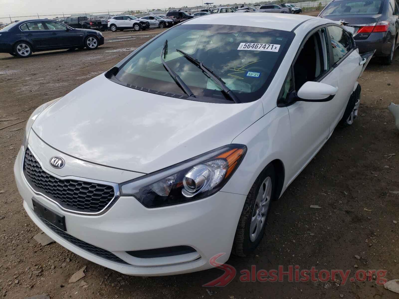 KNAFK4A64G5467639 2016 KIA FORTE