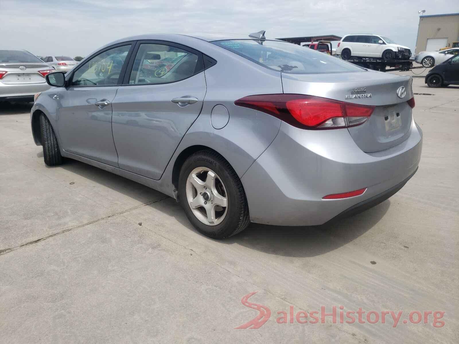 5NPDH4AE6GH744632 2016 HYUNDAI ELANTRA