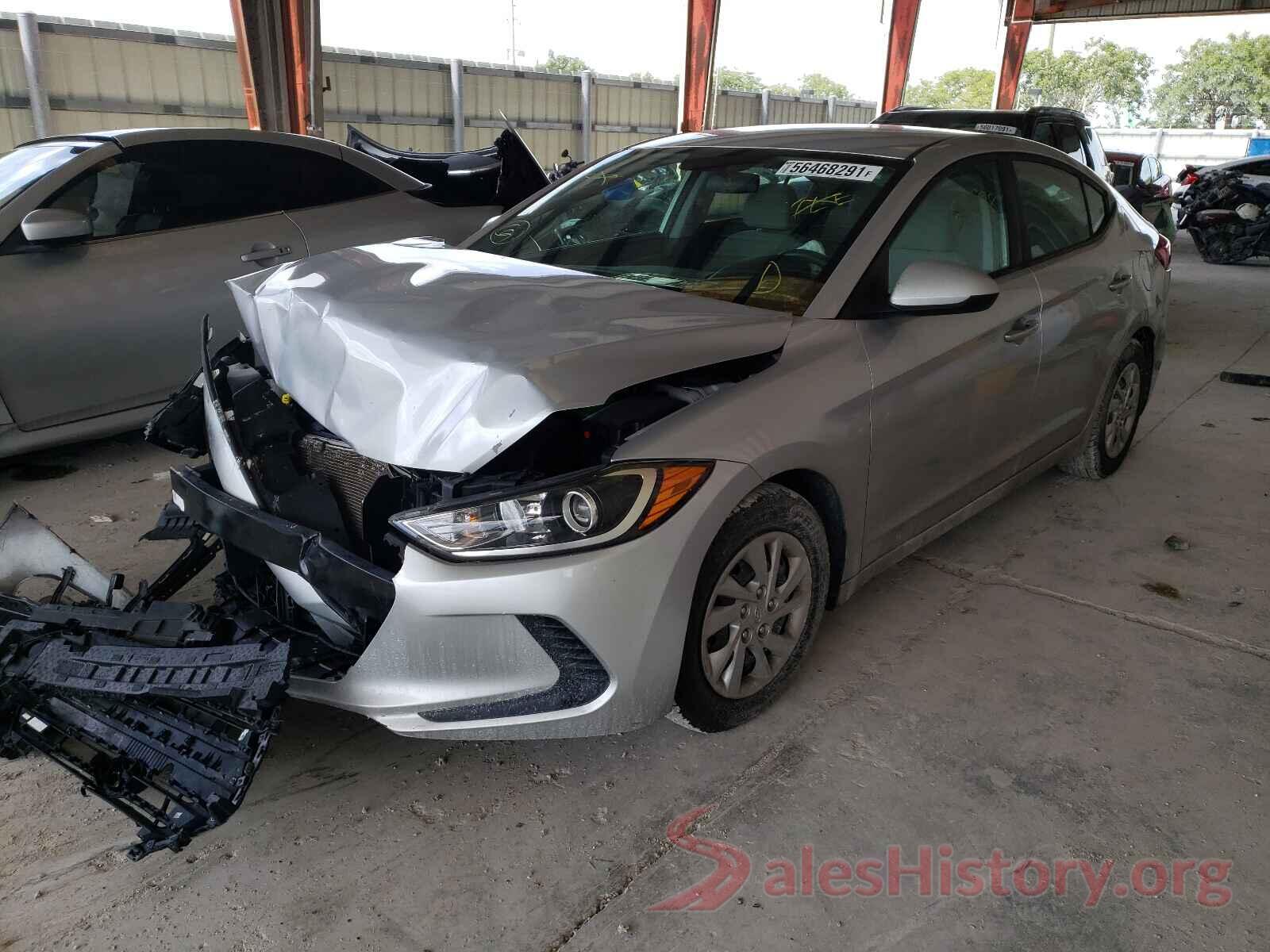 5NPD74LFXHH102960 2017 HYUNDAI ELANTRA