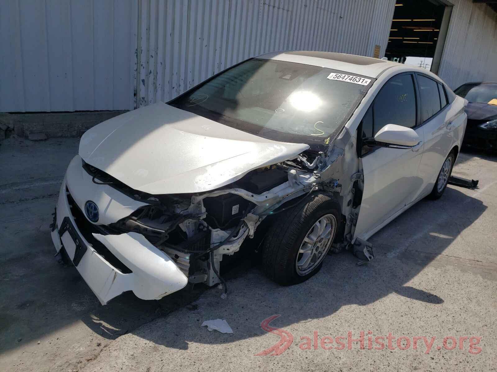 JTDKARFU9H3038454 2017 TOYOTA PRIUS