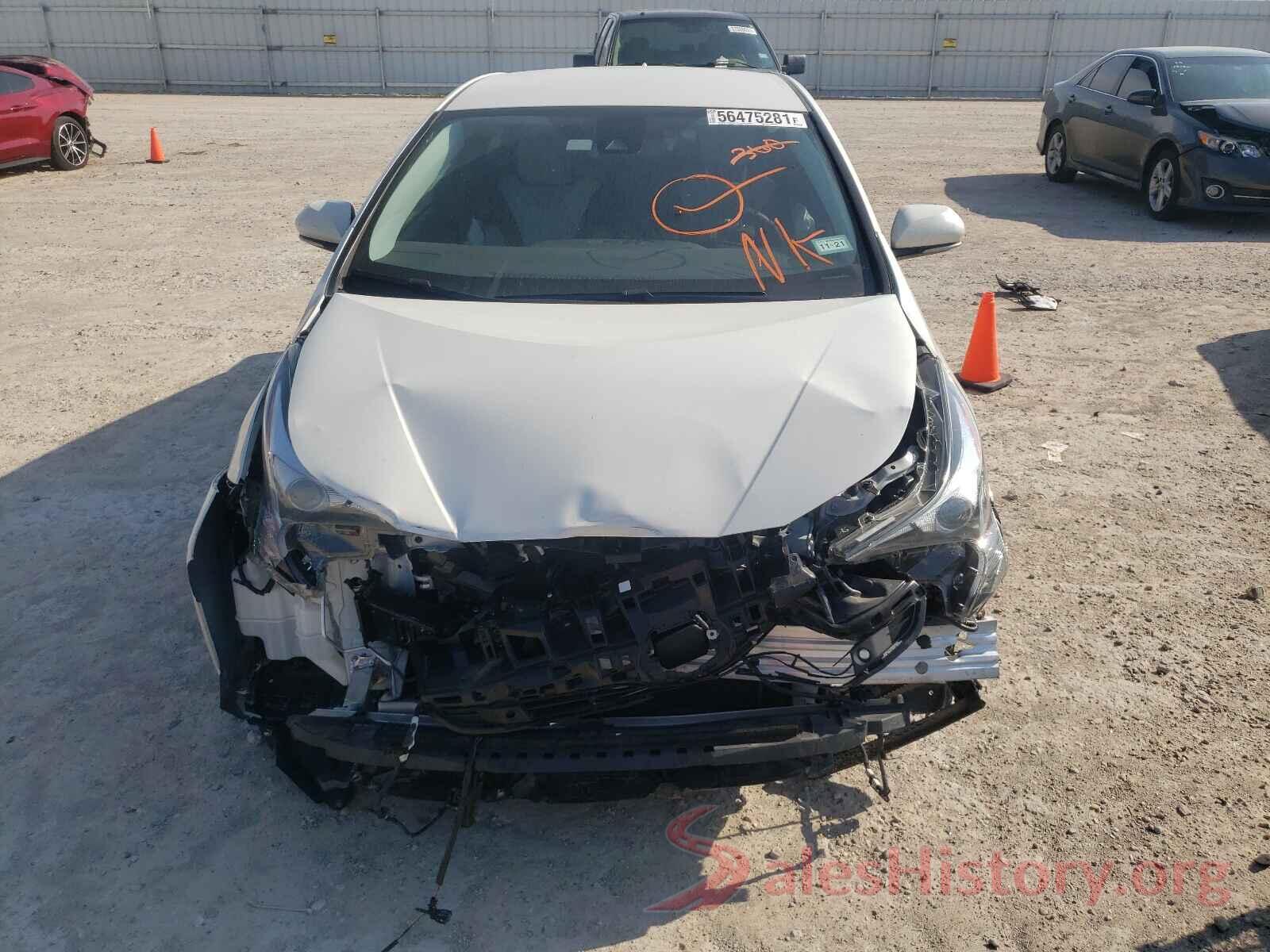 JTDKBRFU8J3073182 2018 TOYOTA PRIUS