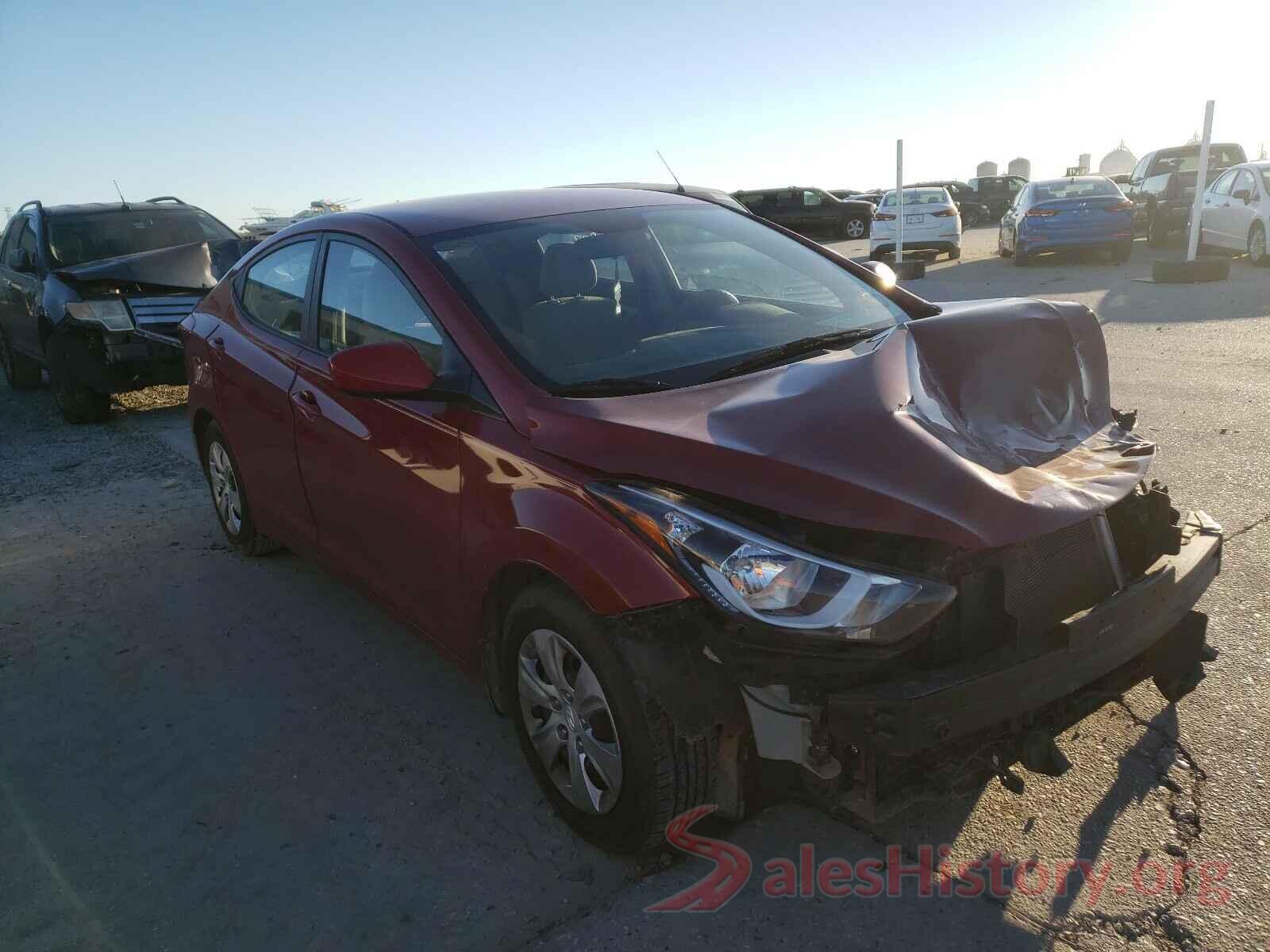 KMHDH4AE6GU655807 2016 HYUNDAI ELANTRA