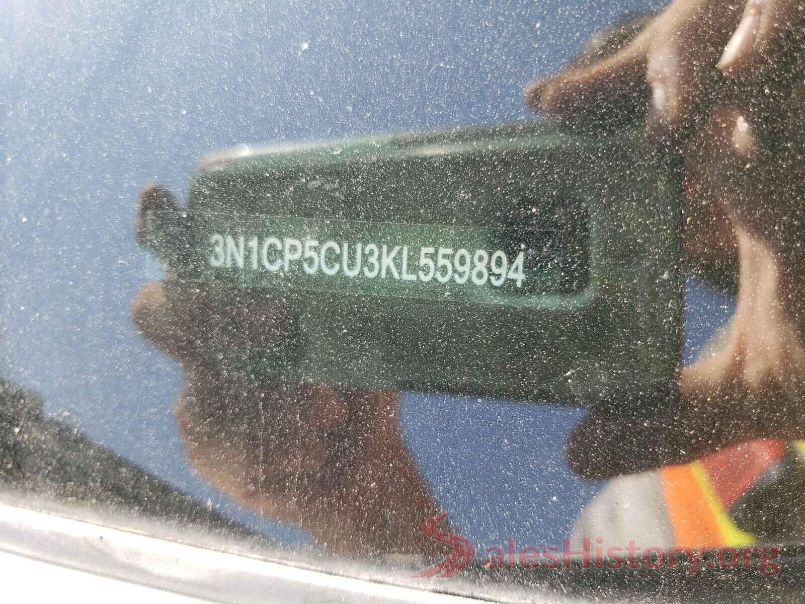 3N1CP5CU3KL559894 2019 NISSAN KICKS