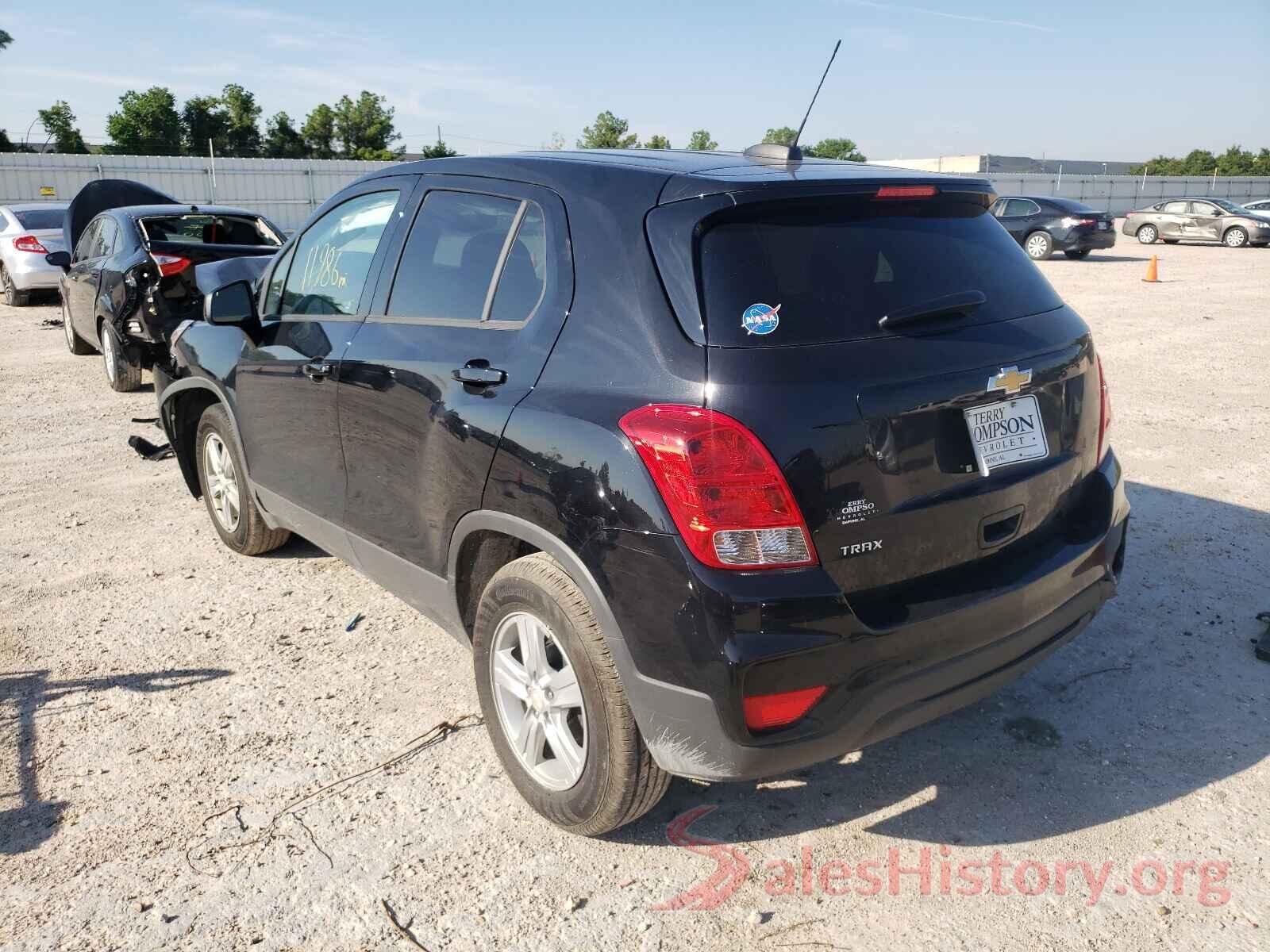 3GNCJKSB3LL327348 2020 CHEVROLET TRAX