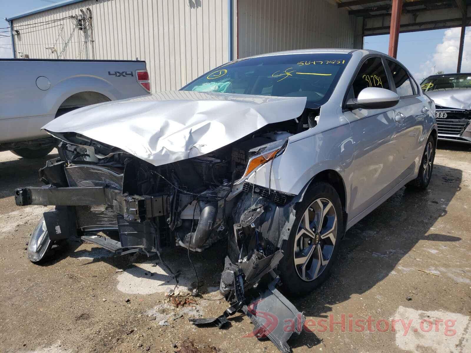 3KPF24AD8KE121124 2019 KIA FORTE