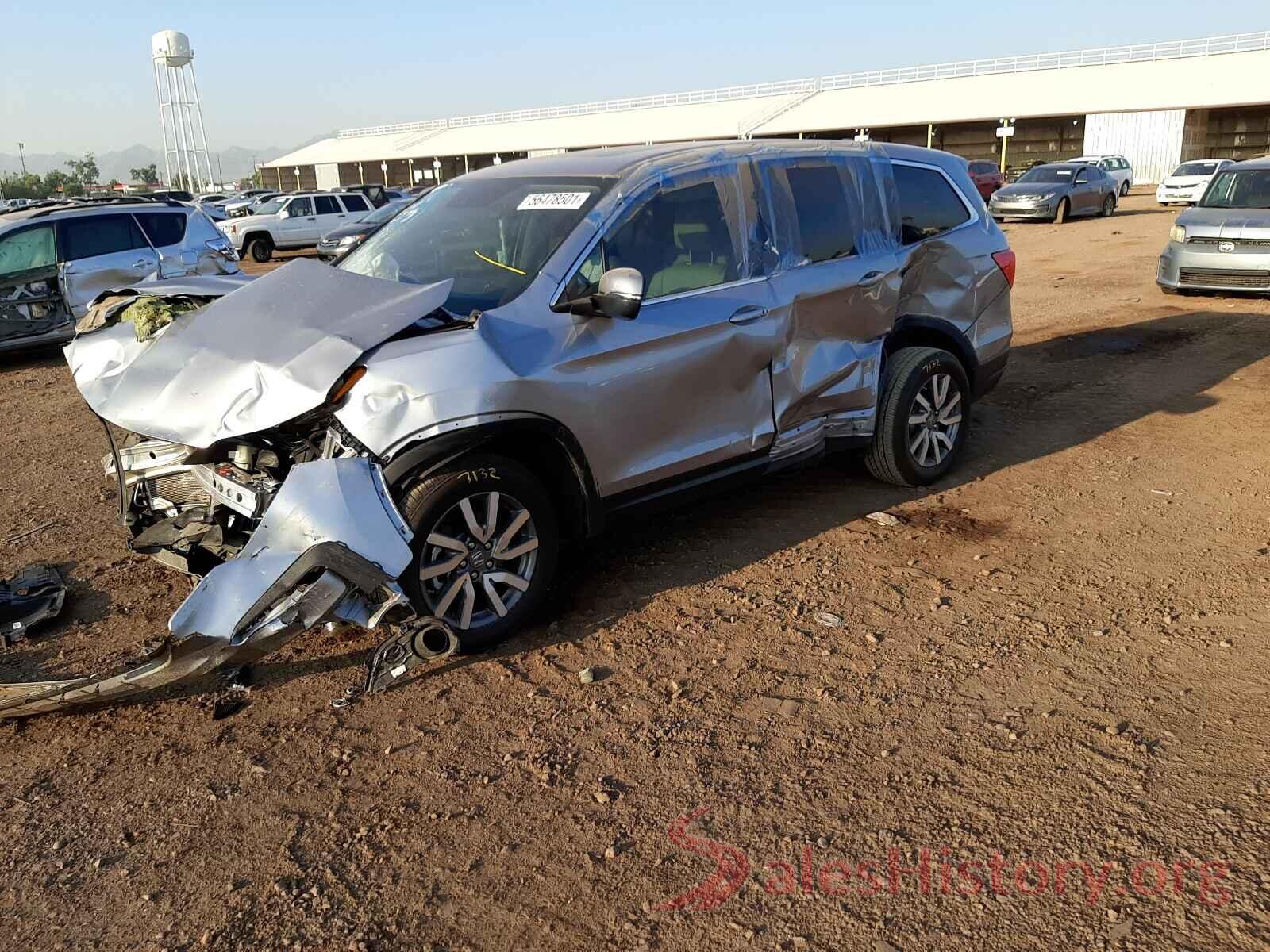 5FNYF5H5XKB044137 2019 HONDA PILOT