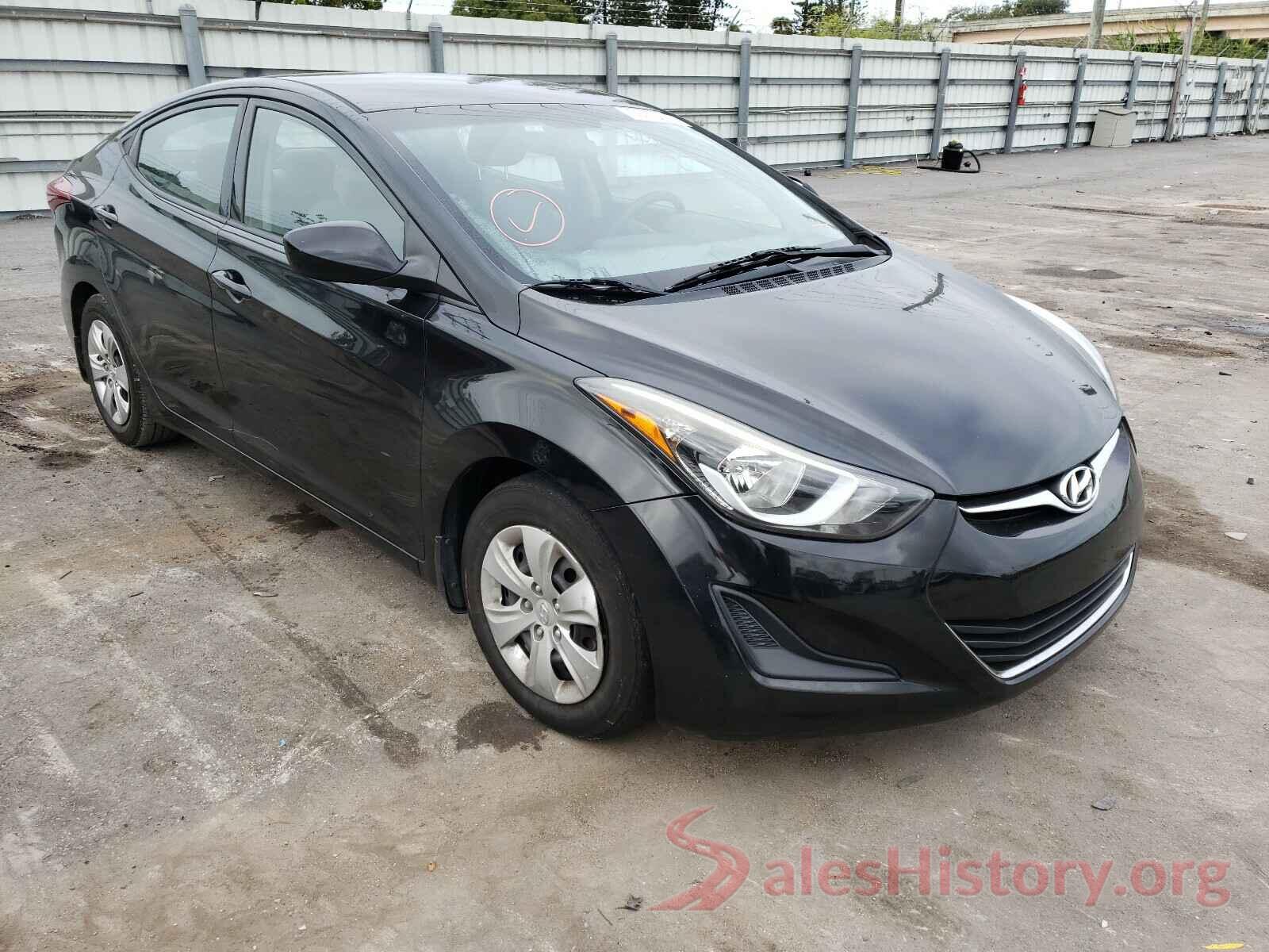 5NPDH4AE3GH671381 2016 HYUNDAI ELANTRA