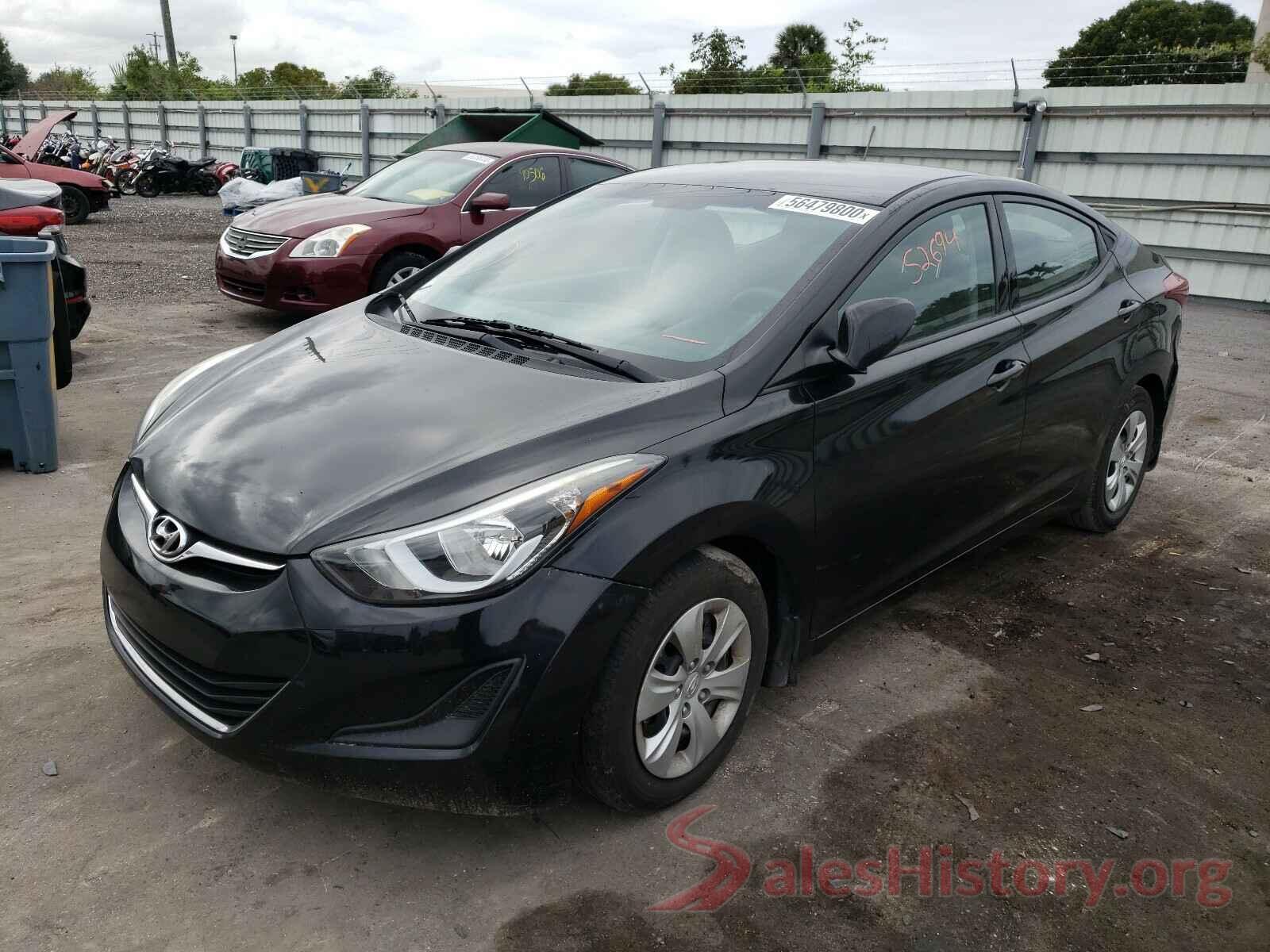 5NPDH4AE3GH671381 2016 HYUNDAI ELANTRA