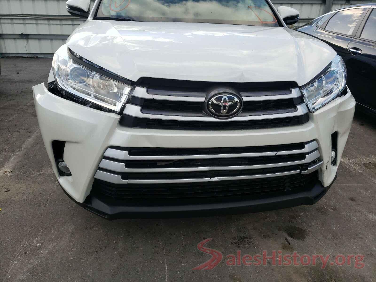 5TDZZRFH7KS327039 2019 TOYOTA HIGHLANDER