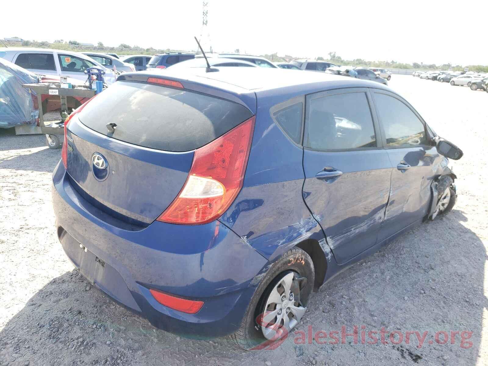 KMHCT5AE7GU251303 2016 HYUNDAI ACCENT