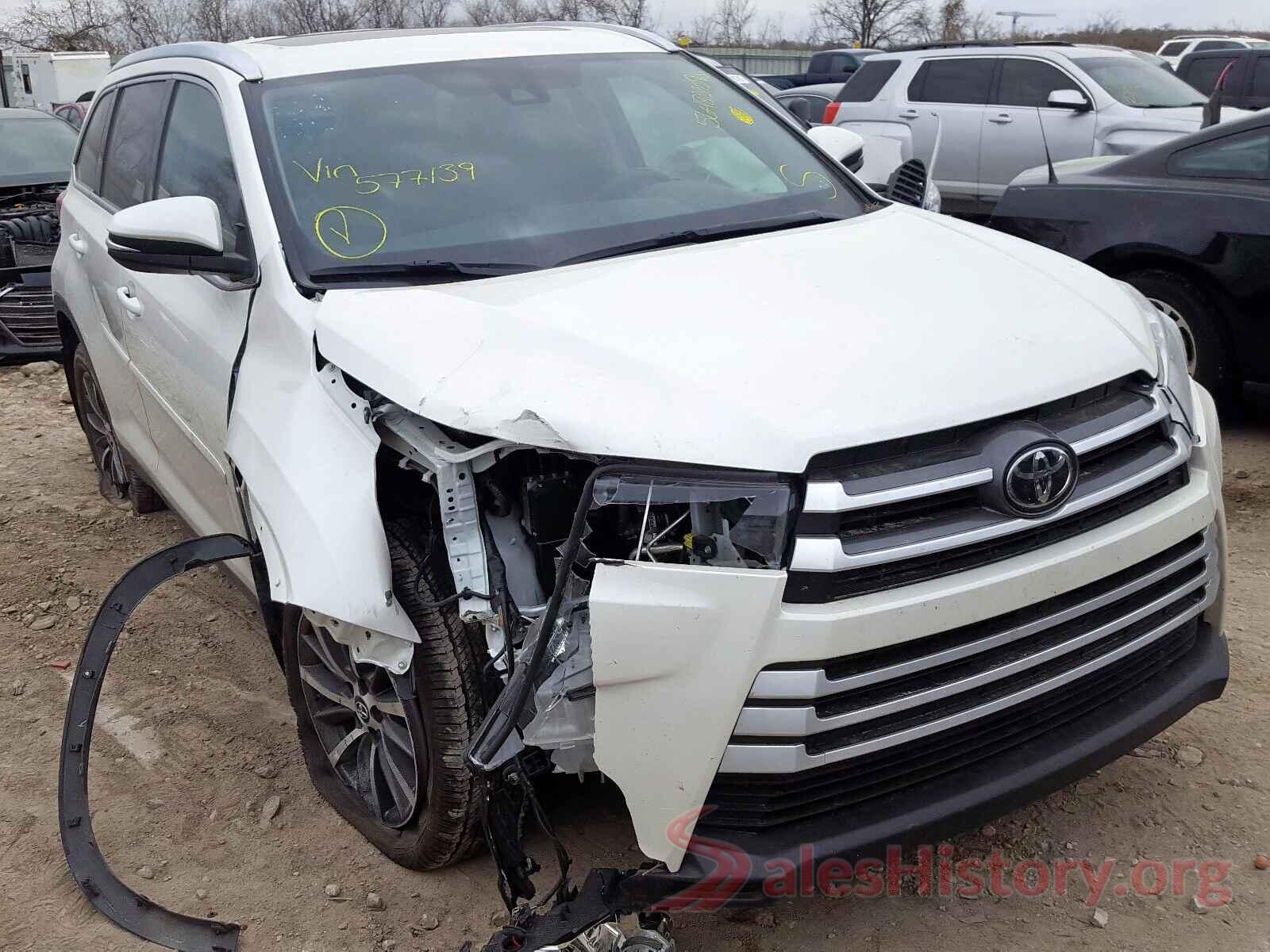 5TDJZRFH4KS577139 2019 TOYOTA HIGHLANDER