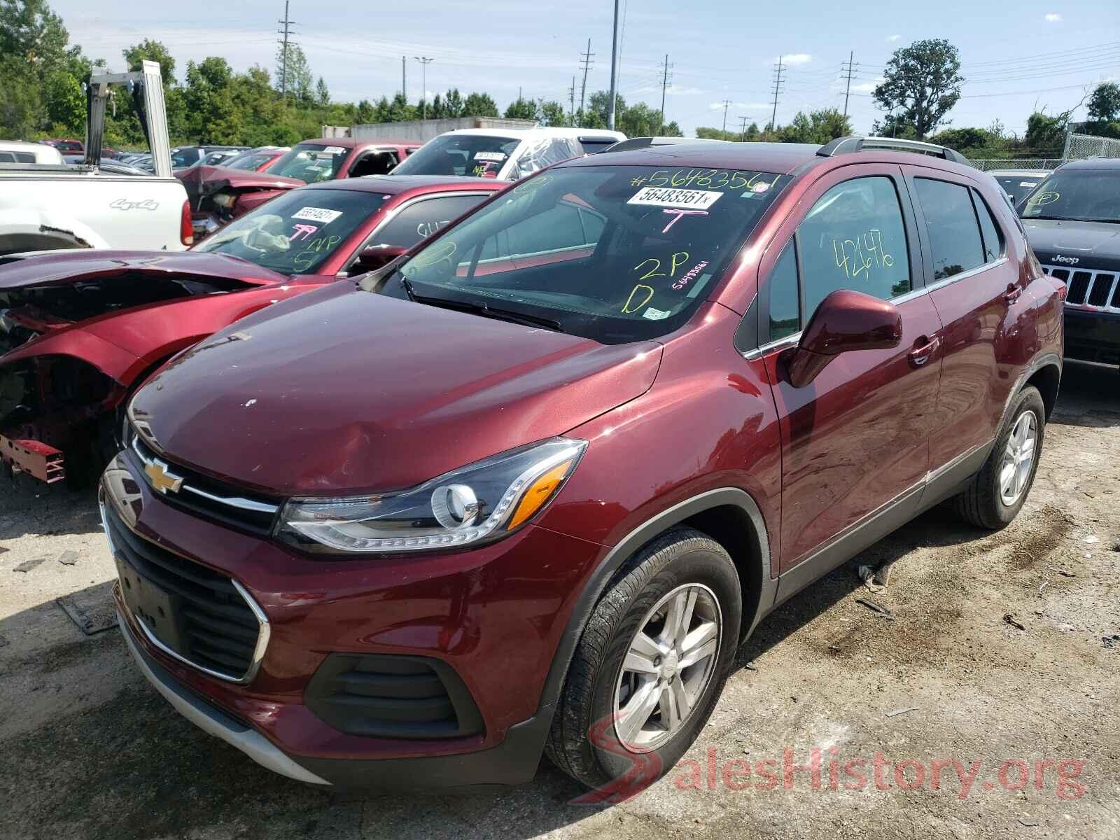 3GNCJLSB8HL179761 2017 CHEVROLET TRAX