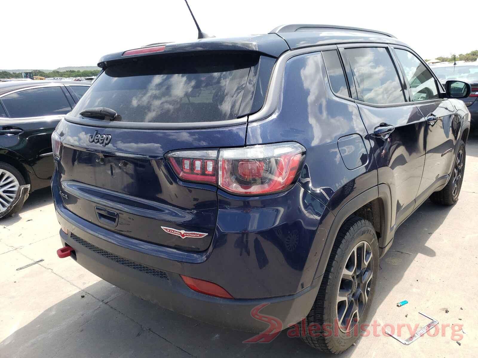 3C4NJDDBXKT733376 2019 JEEP COMPASS