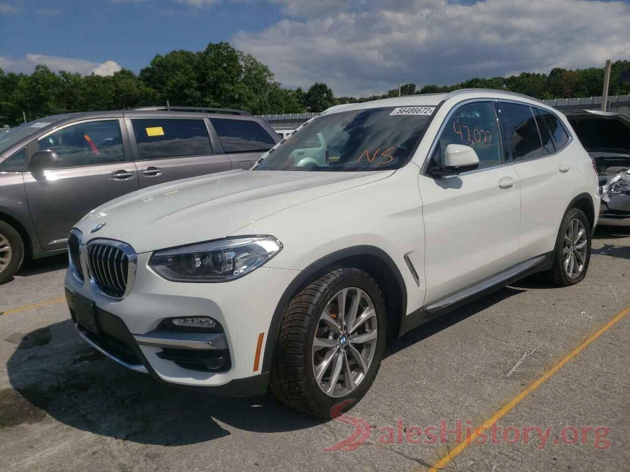 5UXTR9C55KLD97707 2019 BMW X3