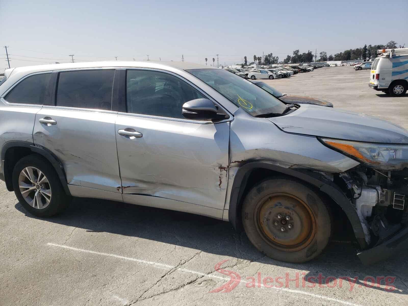 5TDBKRFH9GS233354 2016 TOYOTA HIGHLANDER