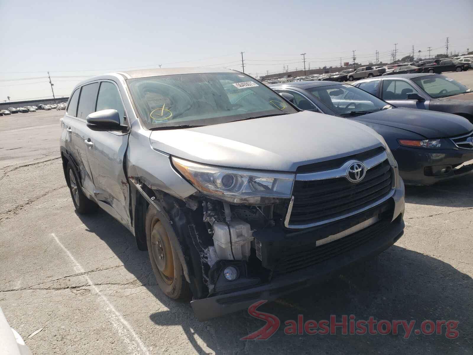 5TDBKRFH9GS233354 2016 TOYOTA HIGHLANDER