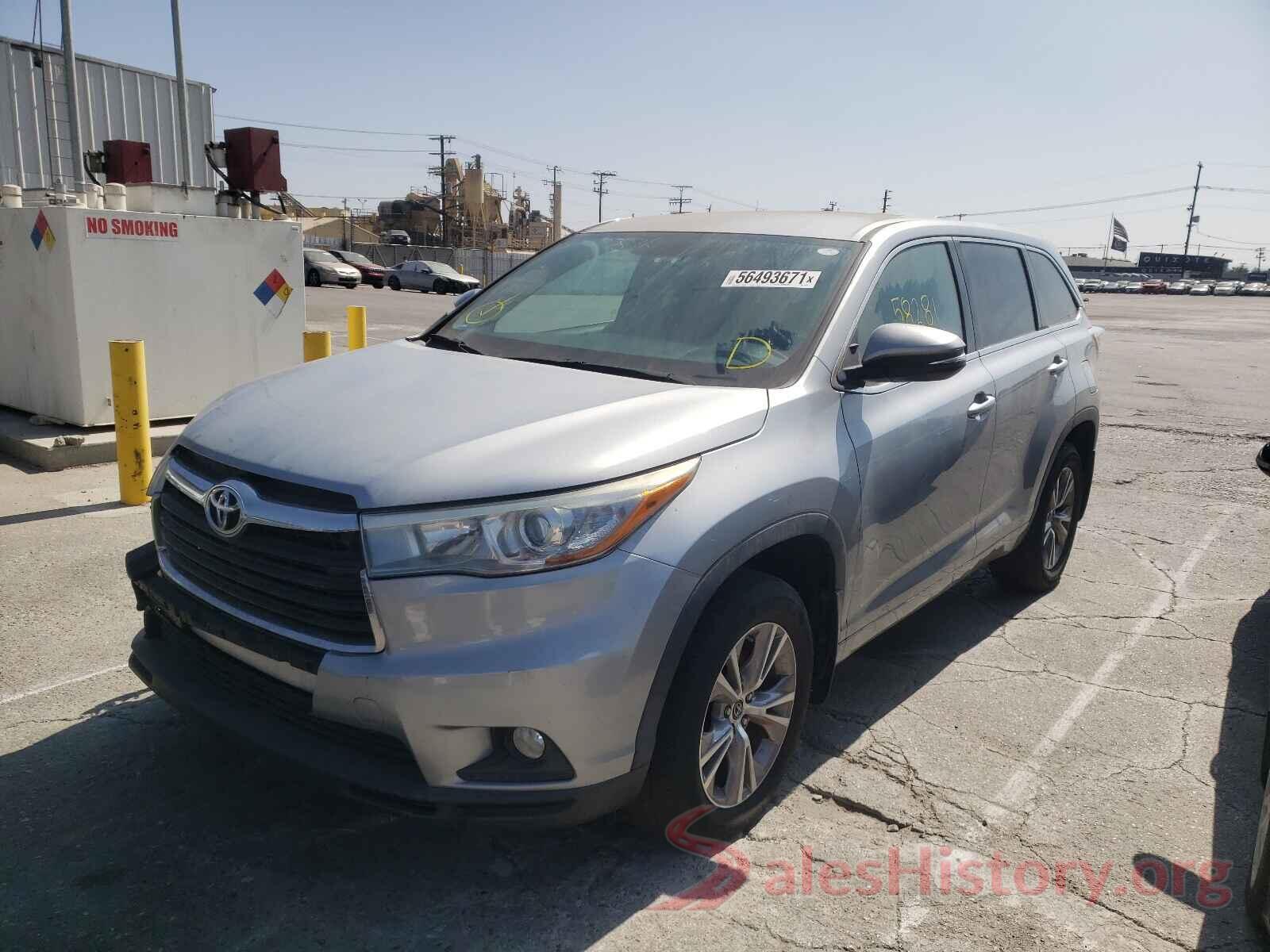 5TDBKRFH9GS233354 2016 TOYOTA HIGHLANDER