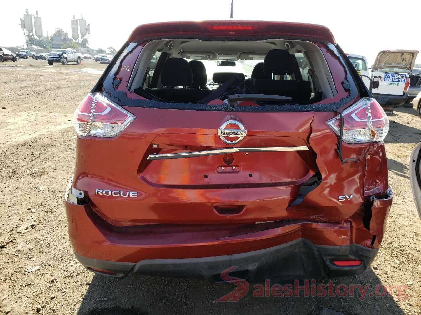 KNMAT2MT4GP708510 2016 NISSAN ROGUE