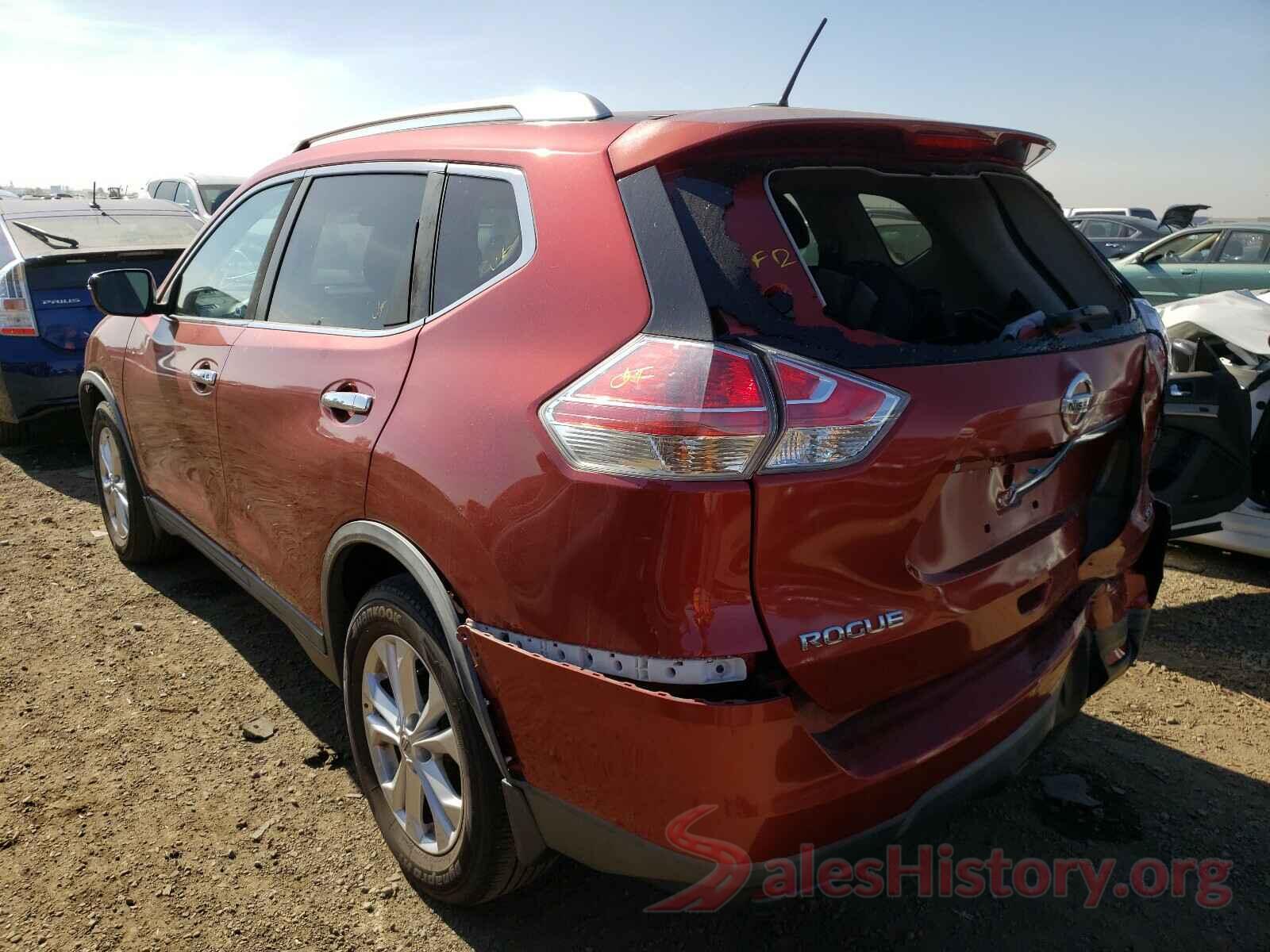 KNMAT2MT4GP708510 2016 NISSAN ROGUE