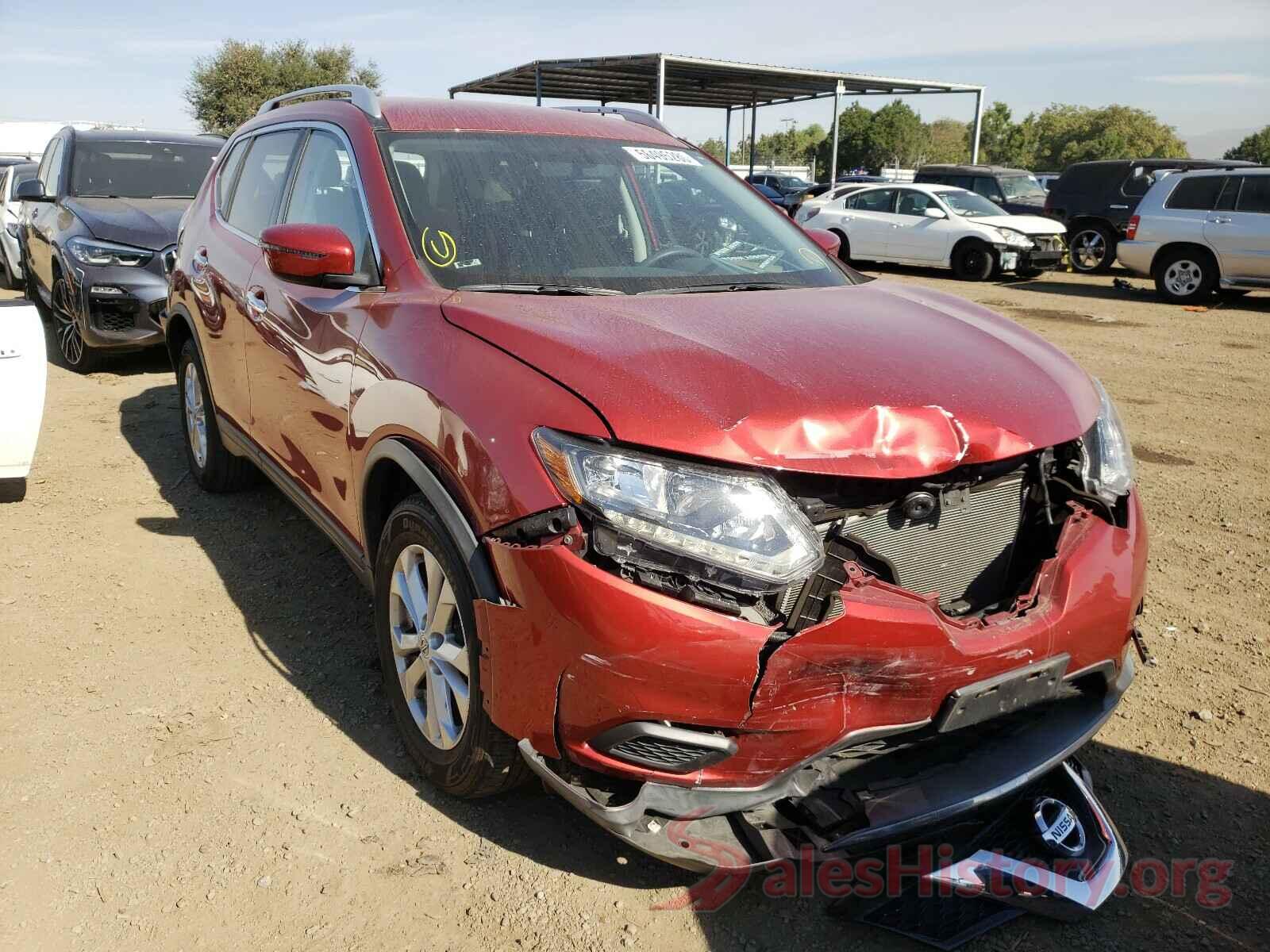 KNMAT2MT4GP708510 2016 NISSAN ROGUE