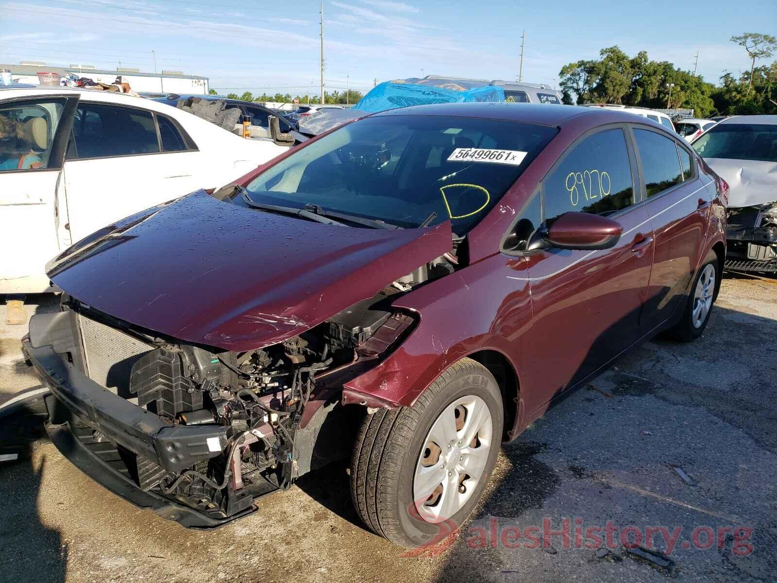 3KPFK4A7XJE204255 2018 KIA FORTE