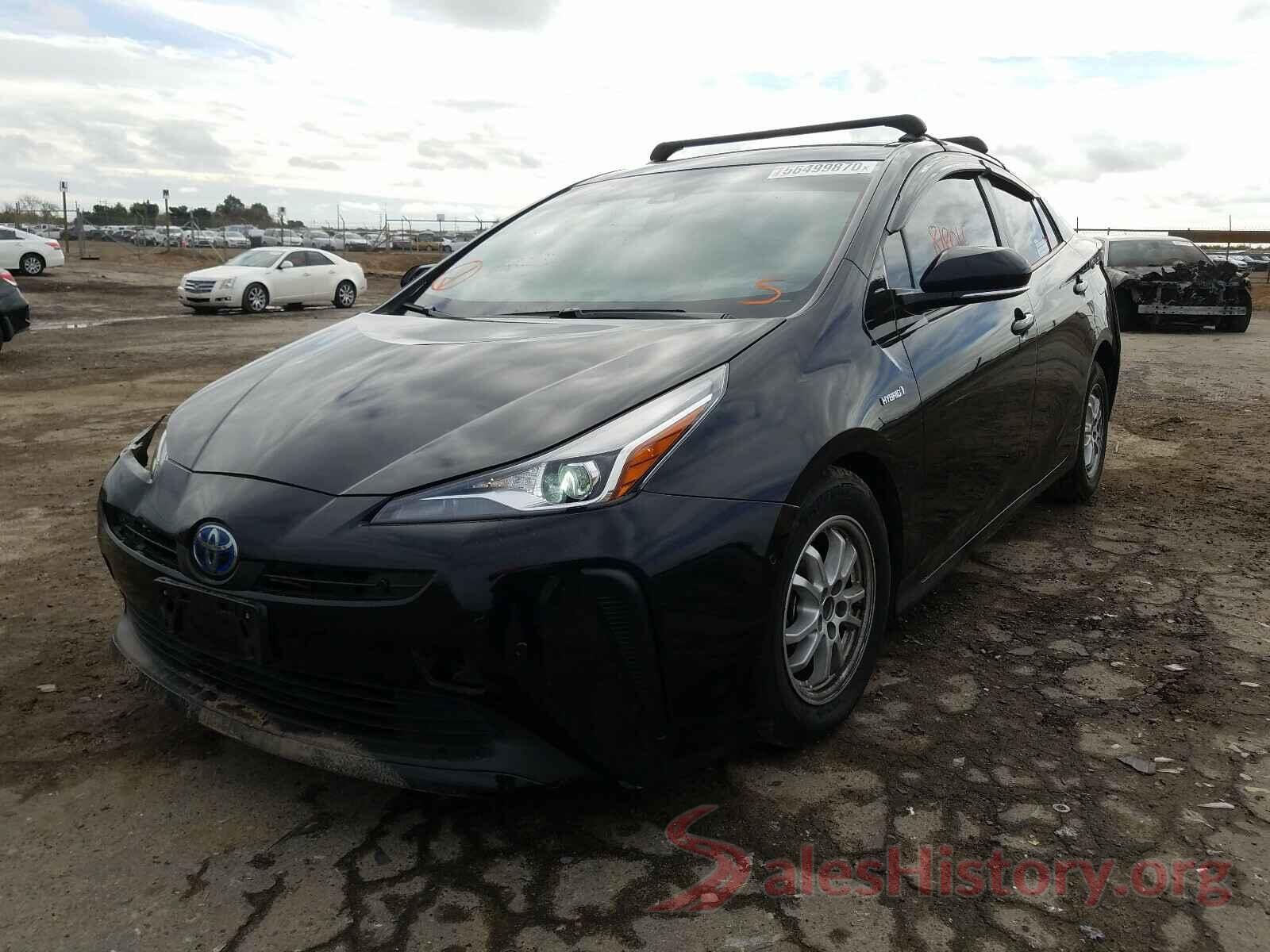 JTDKARFU8K3091721 2019 TOYOTA PRIUS