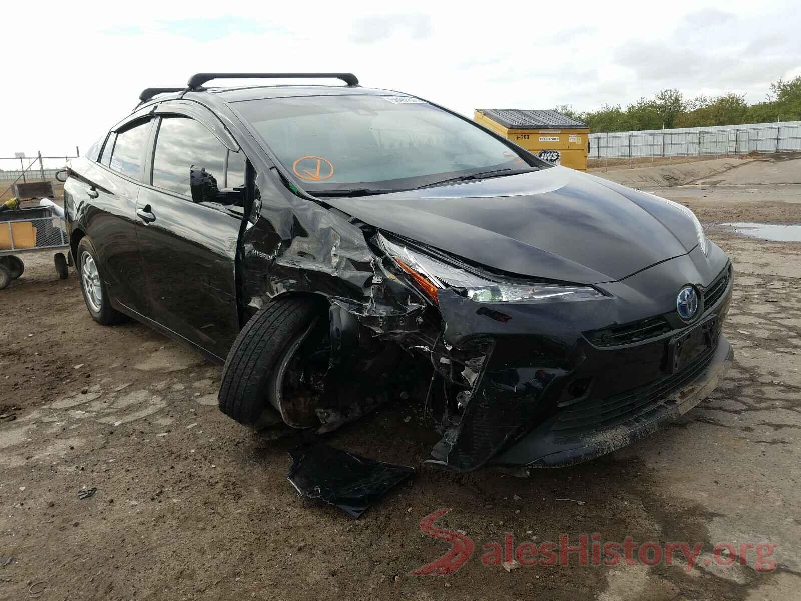 JTDKARFU8K3091721 2019 TOYOTA PRIUS