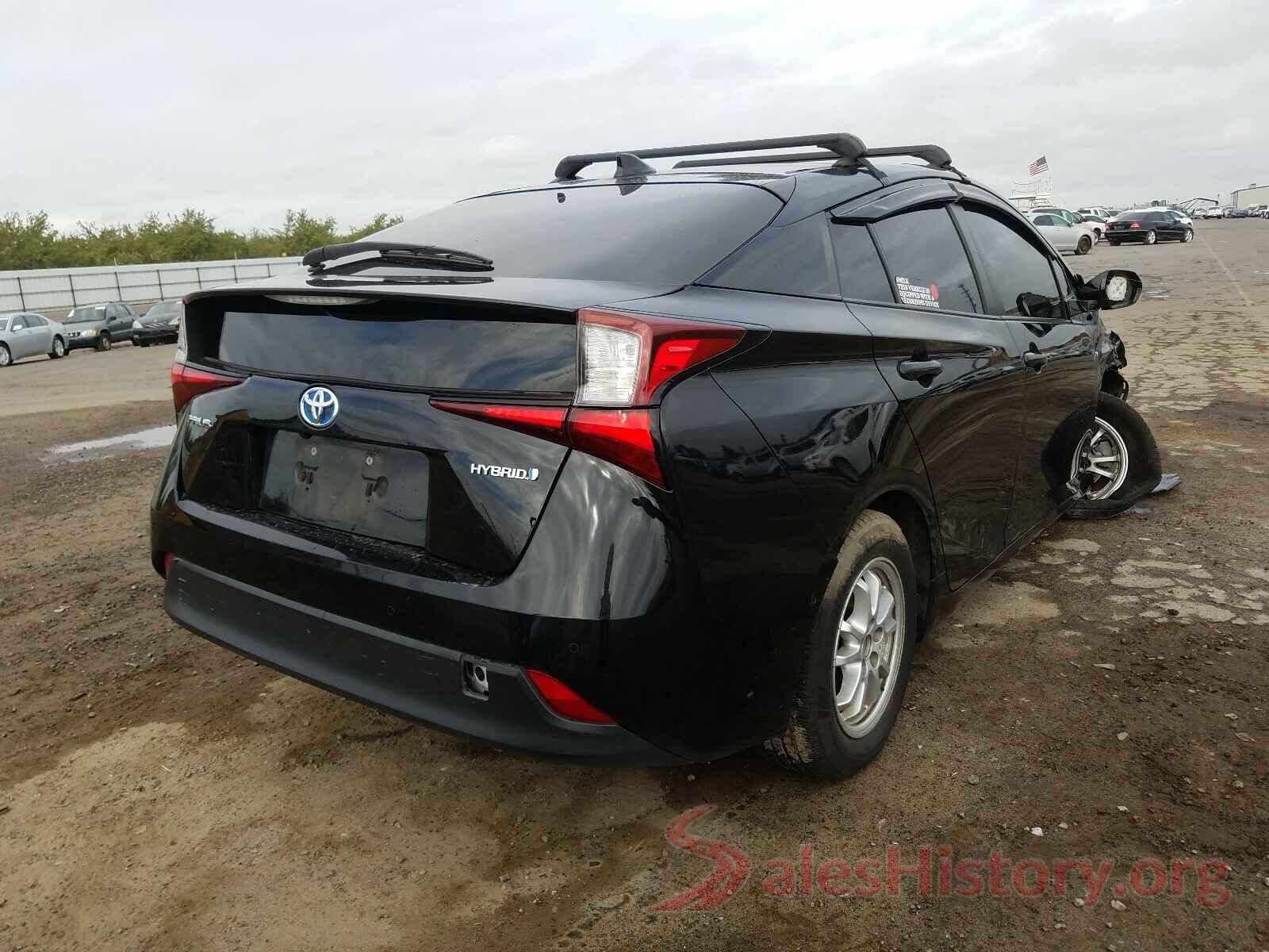 JTDKARFU8K3091721 2019 TOYOTA PRIUS