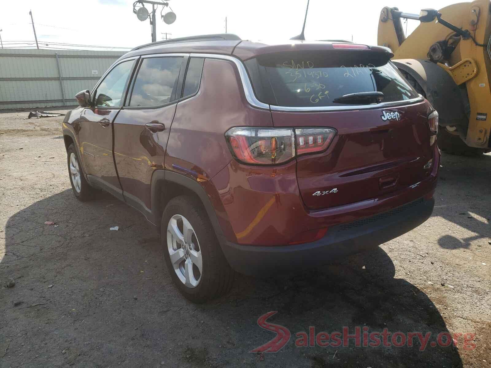 3C4NJDBB6LT240606 2020 JEEP COMPASS