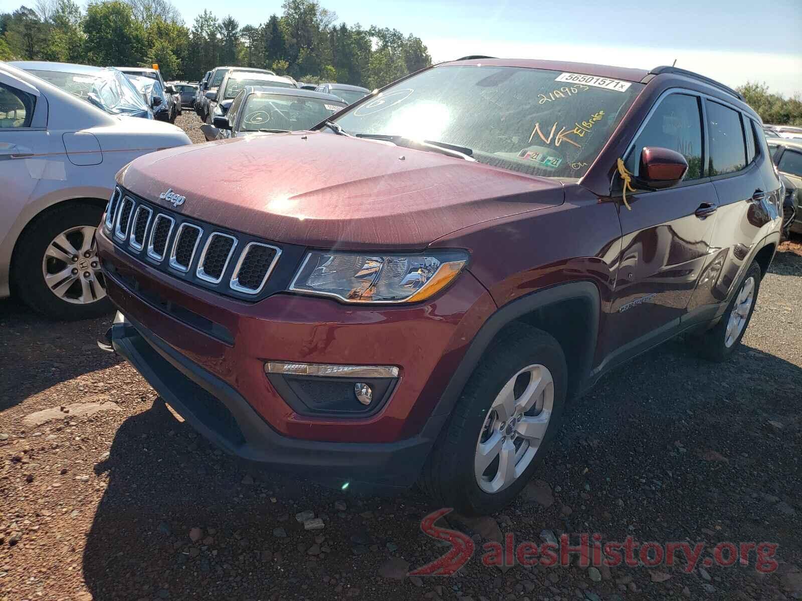 3C4NJDBB6LT240606 2020 JEEP COMPASS