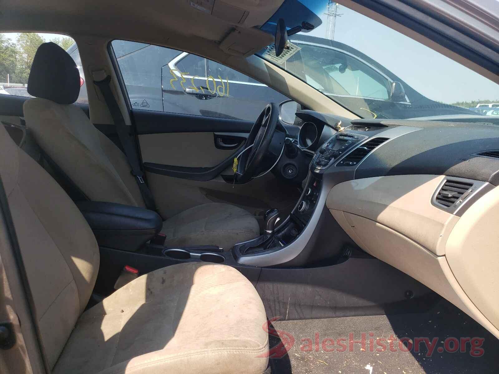 5NPDH4AEXGH703890 2016 HYUNDAI ELANTRA